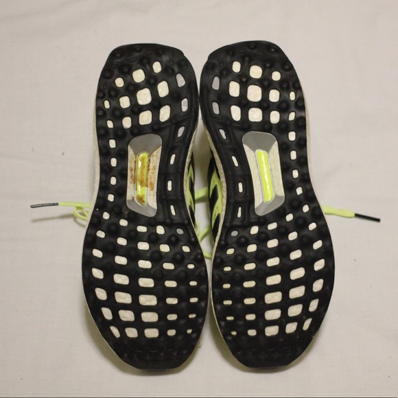 Adidas Ultraboost 1.0 2015 Solar Yellow Men's Sz 8 - Picture 8 of 8
